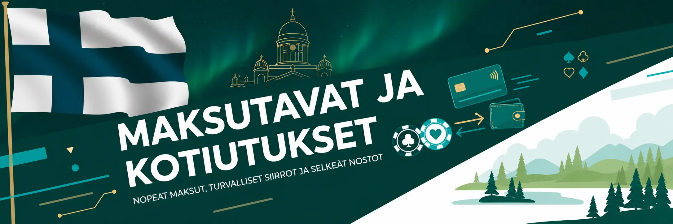 Maksutavat ja kotiutukset nettikasinoilla Suomessa