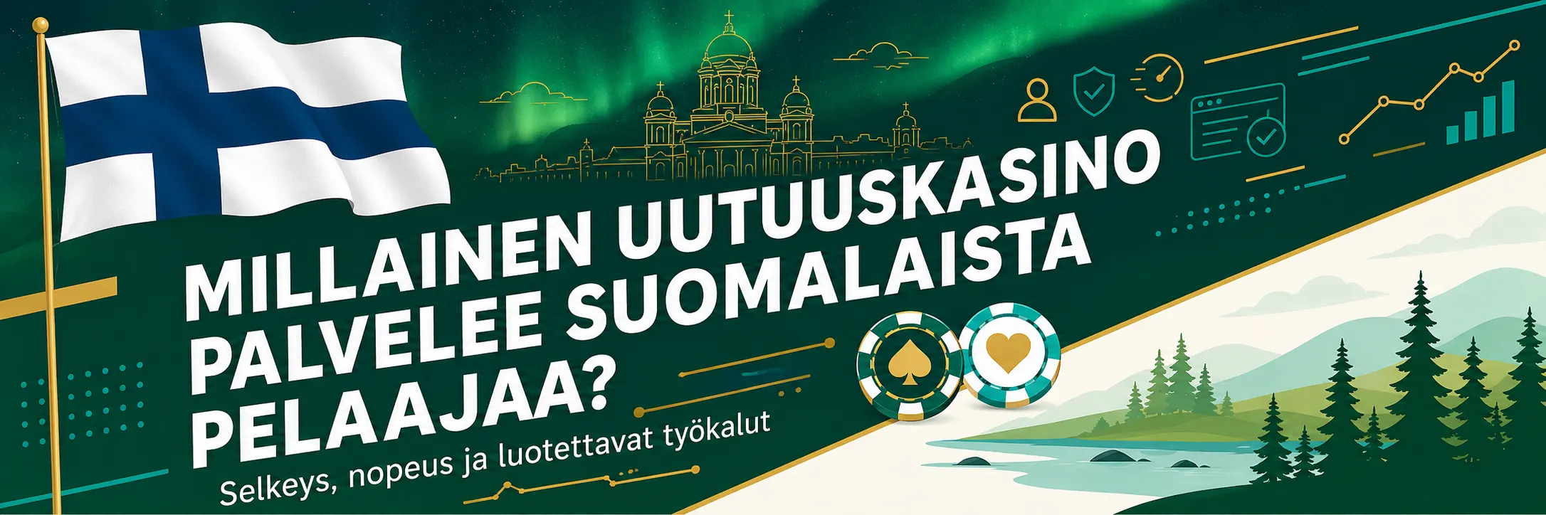 Millainen uutuuskasino palvelee suomalaista pelaajaa? pelaajille